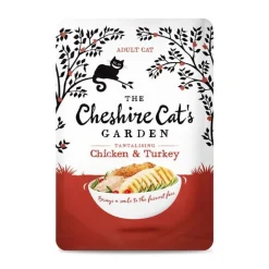 The Cheshire Cat's Garden Chicken & Turkey Wet Cat Food 85g New
