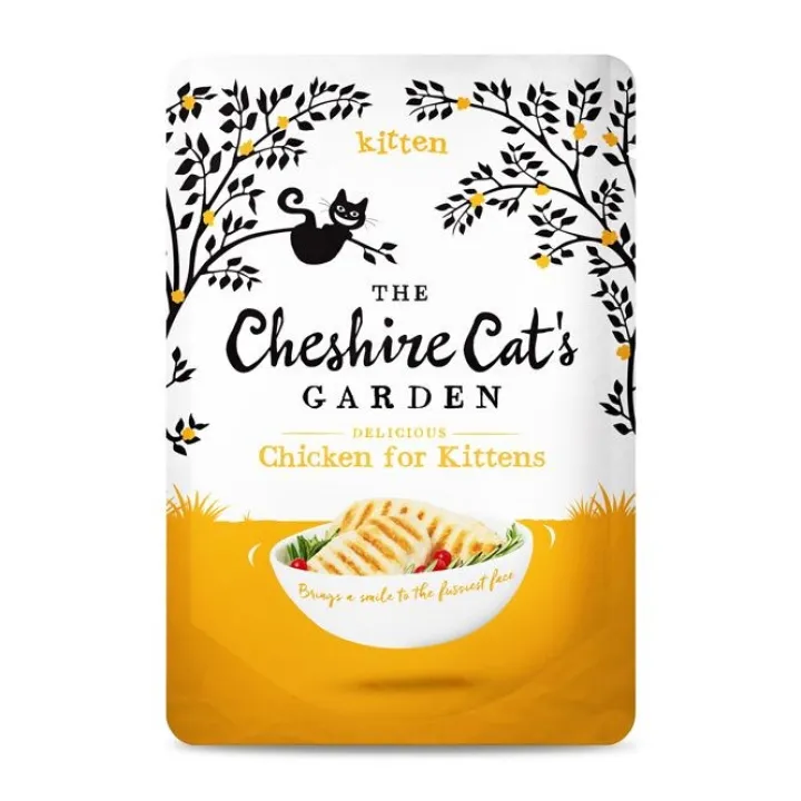 The Cheshire Cat's Garden Chicken Wet Kitten Food 85g Clearance