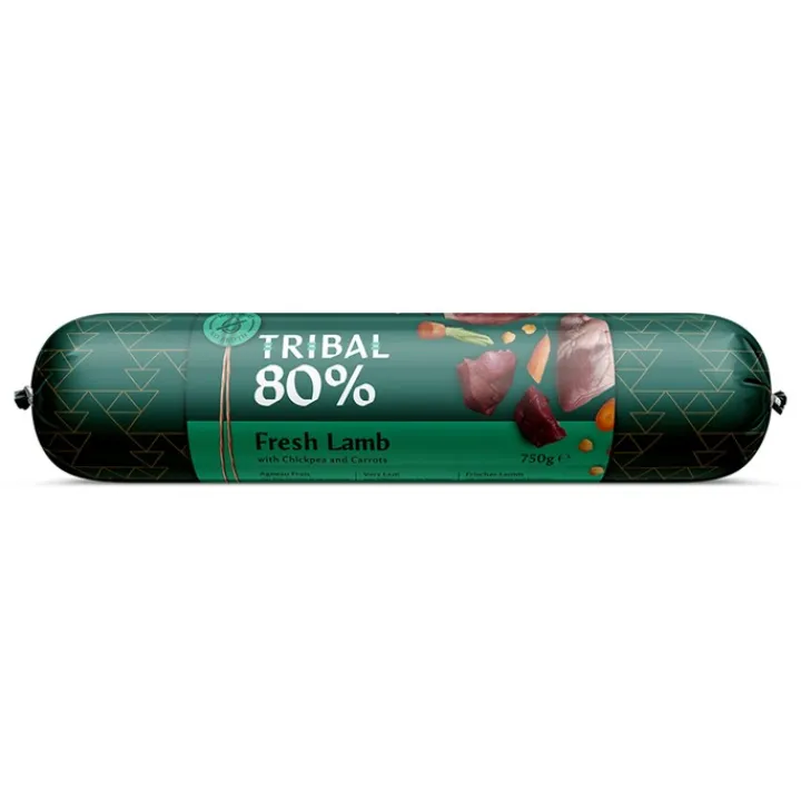 Tribal 80% Gourmet Lamb Sausage Wet Dog Food Fashion