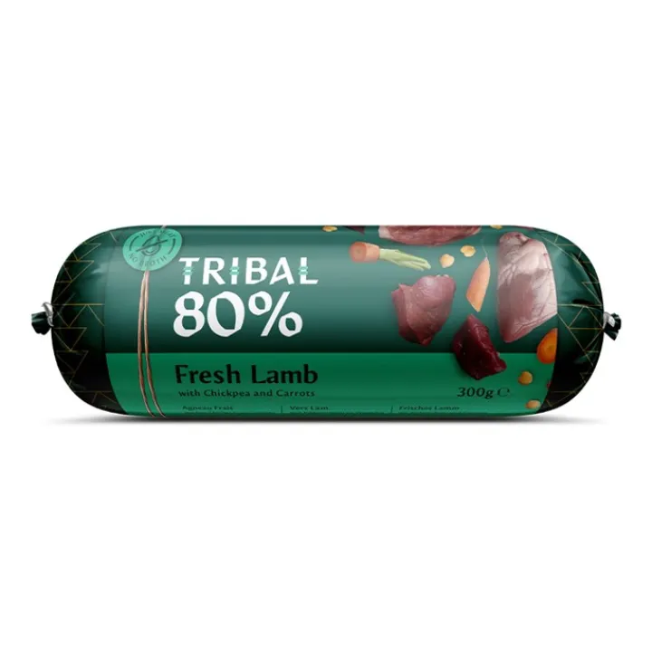 Tribal 80% Gourmet Lamb Sausage Wet Dog Food Fashion