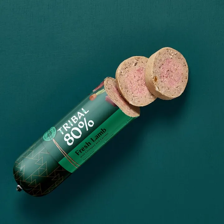 Tribal 80% Gourmet Lamb Sausage Wet Dog Food Fashion