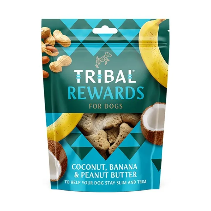 Tribal Rewards Coconut, Banana & Peanut Butter Dog Treats Hot