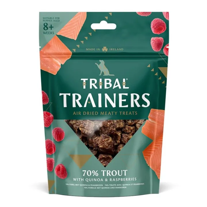 Tribal Trainers Trout, Quinoa & Raspberry Dog Treats Clearance