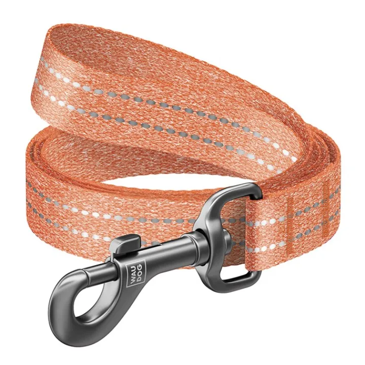 WAUDOG Re-Cotton Dog Lead Orange Fashion