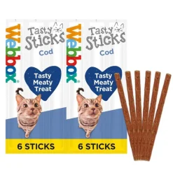 Webbox Delight Stick Cod Cat Treats 30g Fashion
