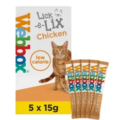 Webbox Lick-e-lix Chicken Cat Treats 75g Outlet