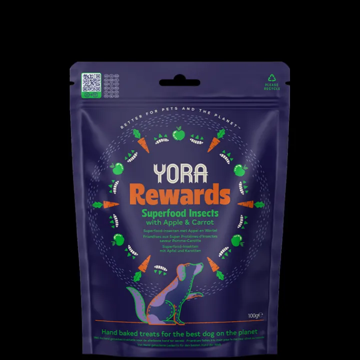 Yora Rewards Insect Protein Apple & Carrot Dog Treats Fashion